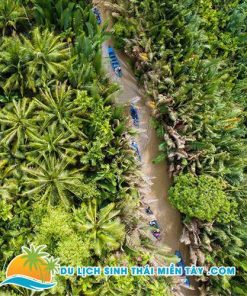 Tour Du Lịch Miền Tây 1 Ngày - Tát Mương Bắt Cá 9 Ngồi Thuyền Qua Các Rạch Dừa Nước