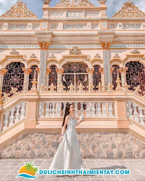 Tour Ghép Miền Tây 1 Ngày: Sài Gòn - Mỹ Tho - Bến Tre - Vườn Trái Cây Bưởi Da Xanh 10 Tour Miền Tây 1 Ngày - Chùa Vĩnh Tràng