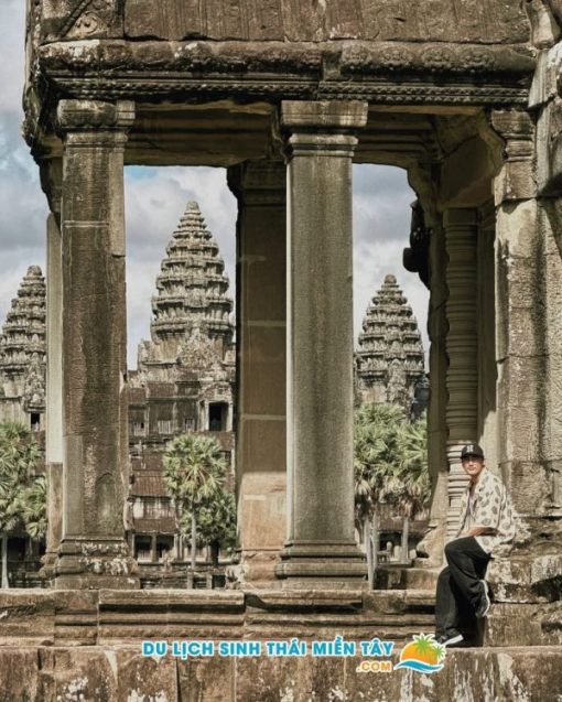 Đền Angkor Wat - Tour Campuchia 4N3Đ Trọn Gói Khởi Hành Từ Hcm Giá Ưu Đãi: Khám Phá Siem Reap - Angkor Wat - Ou Dong - Phnom Penh