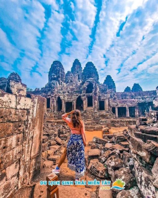 Đền Angkor Wat - Tour Campuchia 4N3Đ Trọn Gói Khởi Hành Từ Hcm Giá Ưu Đãi: Khám Phá Siem Reap - Angkor Wat - Ou Dong - Phnom Penh